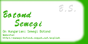 botond semegi business card